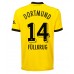 Maillot de foot Borussia Dortmund Niclas Fullkrug #14 Domicile vêtements 2023-24 Manches Courtes